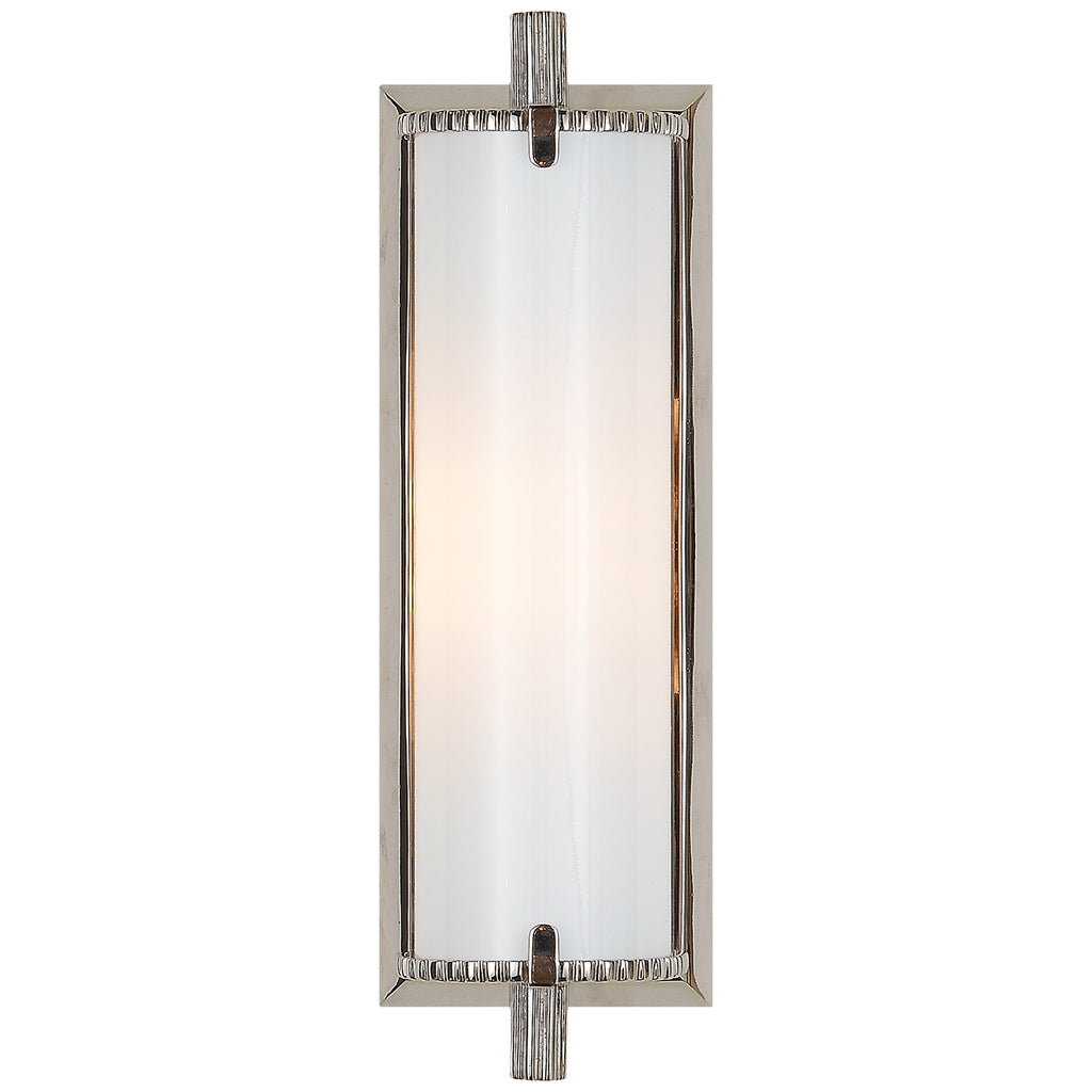 Buy the Calliope Bath One Light Bath Sconce in Polished Nickel by Visual Comfort Signature ( SKU# TOB 2184PN-WG )