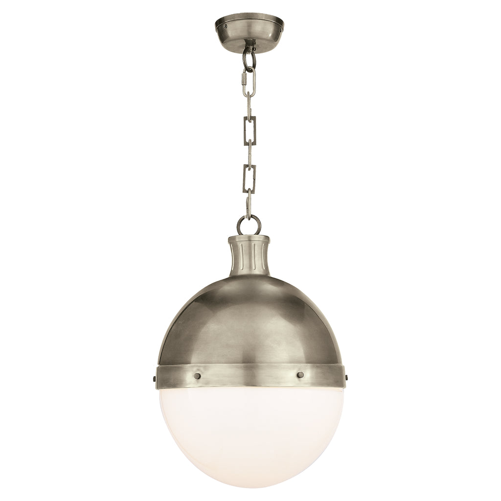 Buy the Hicks Two Light Pendant in Antique Nickel by Visual Comfort Signature ( SKU# TOB 5063AN-WG )