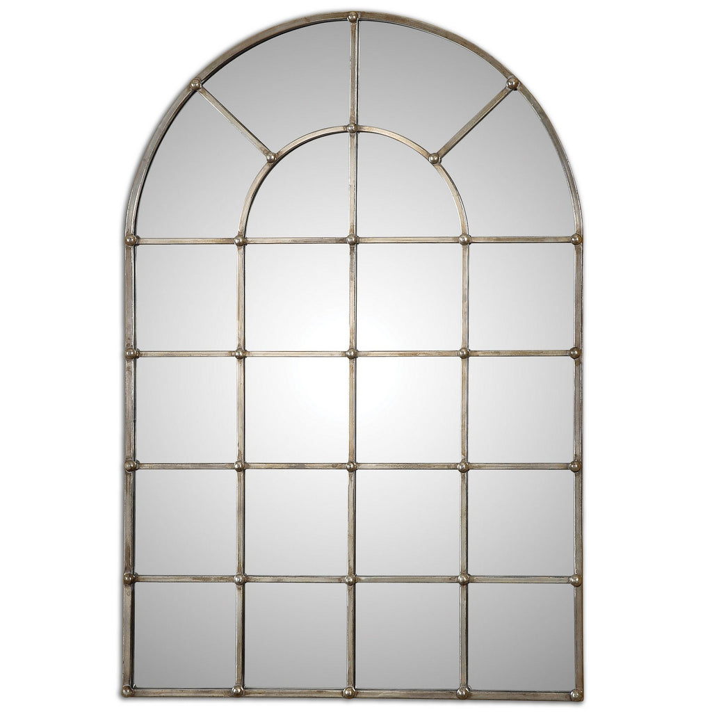 Barwell Arch Mirror in Oxidized Silver by Uttermost ( SKU# 12875 )
