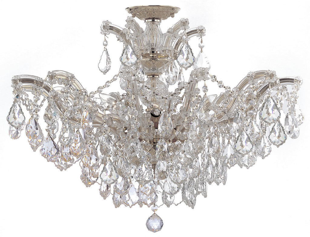 Buy the Maria Theresa Six Light Ceiling Mount in Polished Chrome by Crystorama ( SKU# 4439-CH-CL-MWP_CEILING )