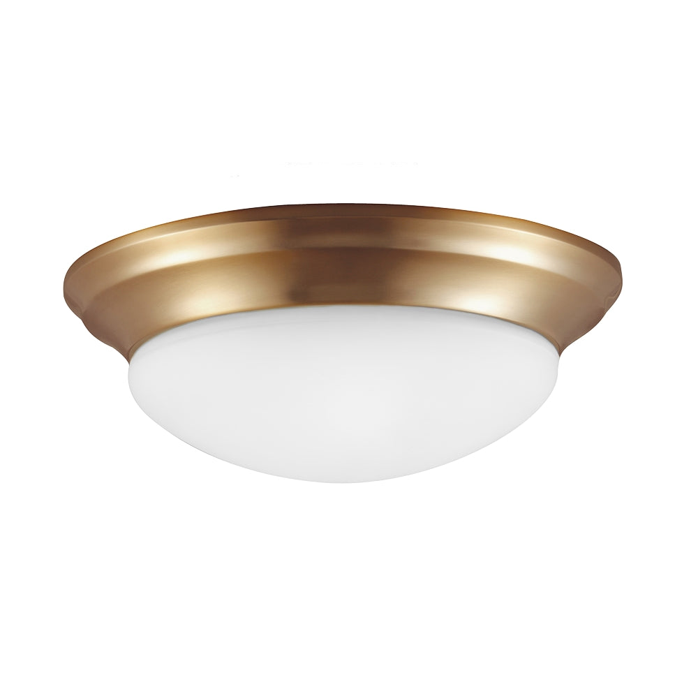 Buy the Nash Three Light Flush Mount in Satin Brass by Generation Lighting. ( SKU# 75436-848 )