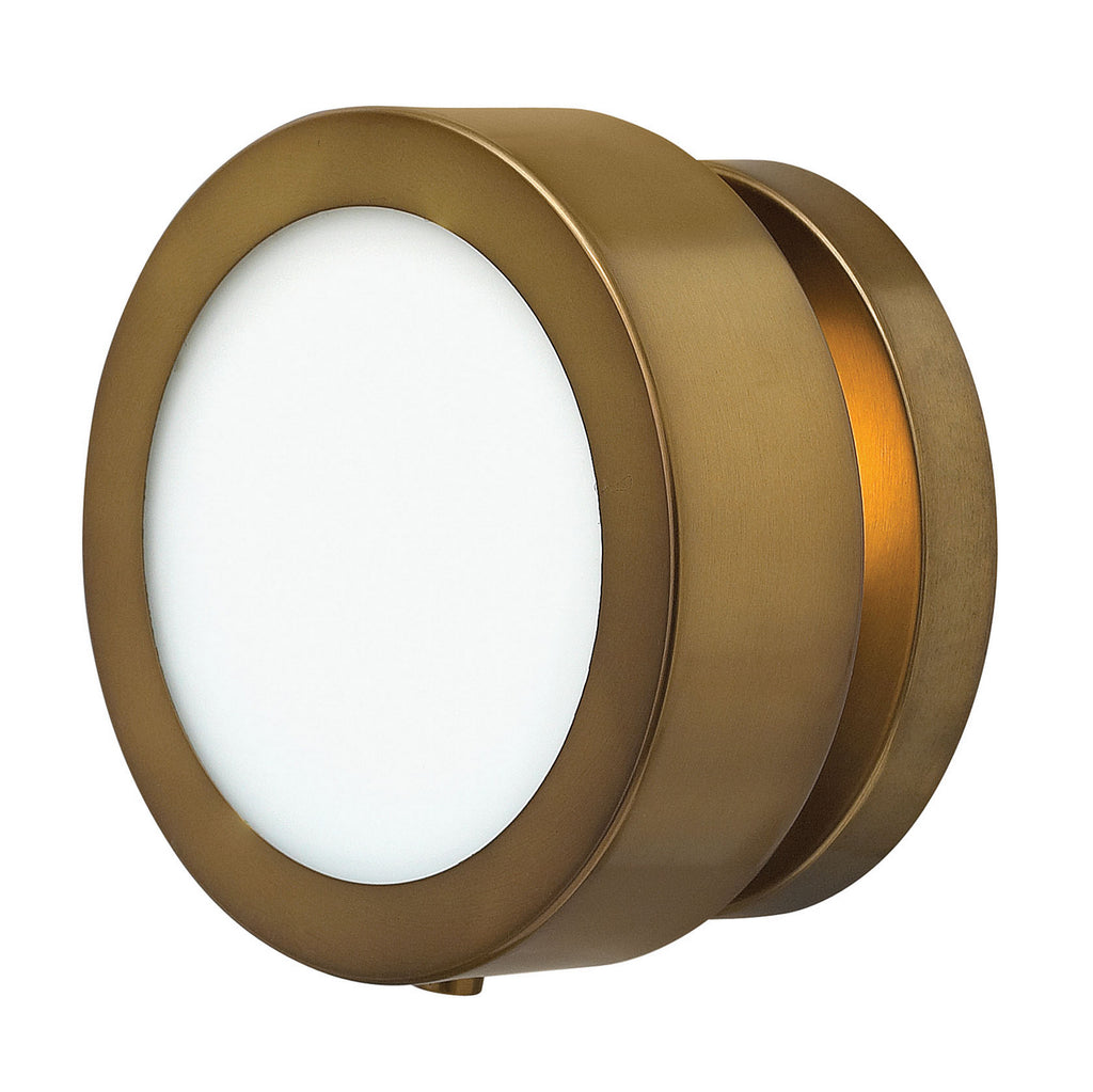 Buy the Mercer LED Wall Sconce in Heritage Brass by Hinkley ( SKU# 3650HB )