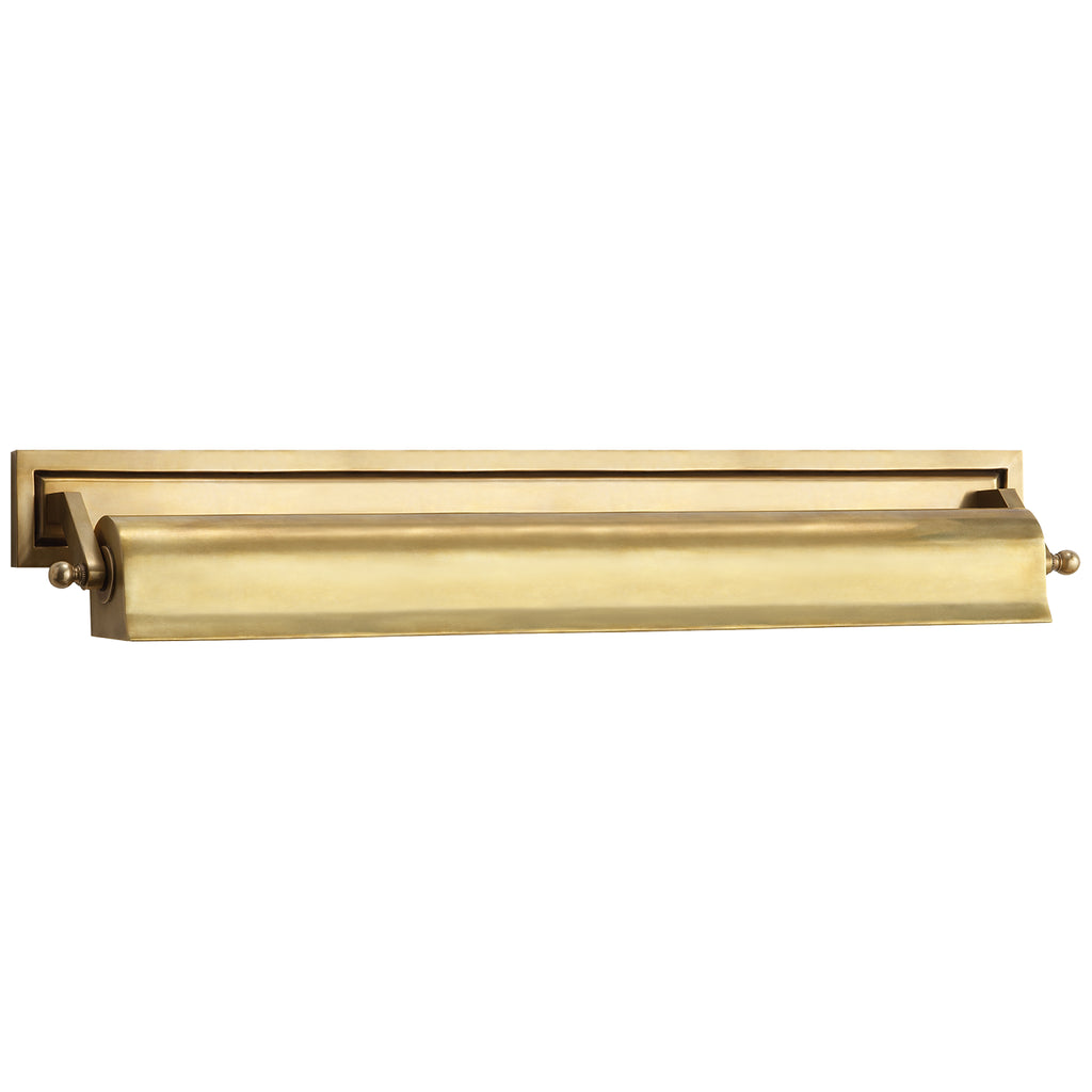 Buy the Library Two Light Picture Light in Hand-Rubbed Antique Brass by Visual Comfort Signature ( SKU# TOB 2606HAB )