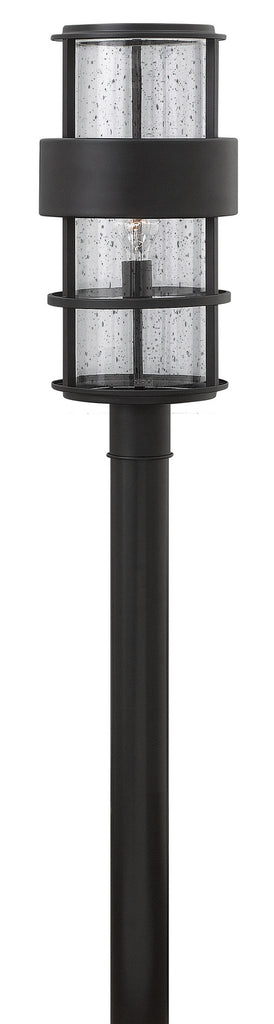 Buy the Saturn LED Post Top/ Pier Mount in Satin Black by Hinkley ( SKU# 1901SK )