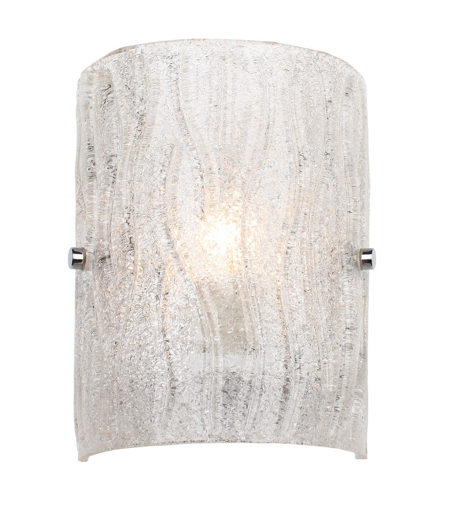 Brilliance One Light Wall Sconce in Chrome by Varaluz ( SKU# AC1101 )