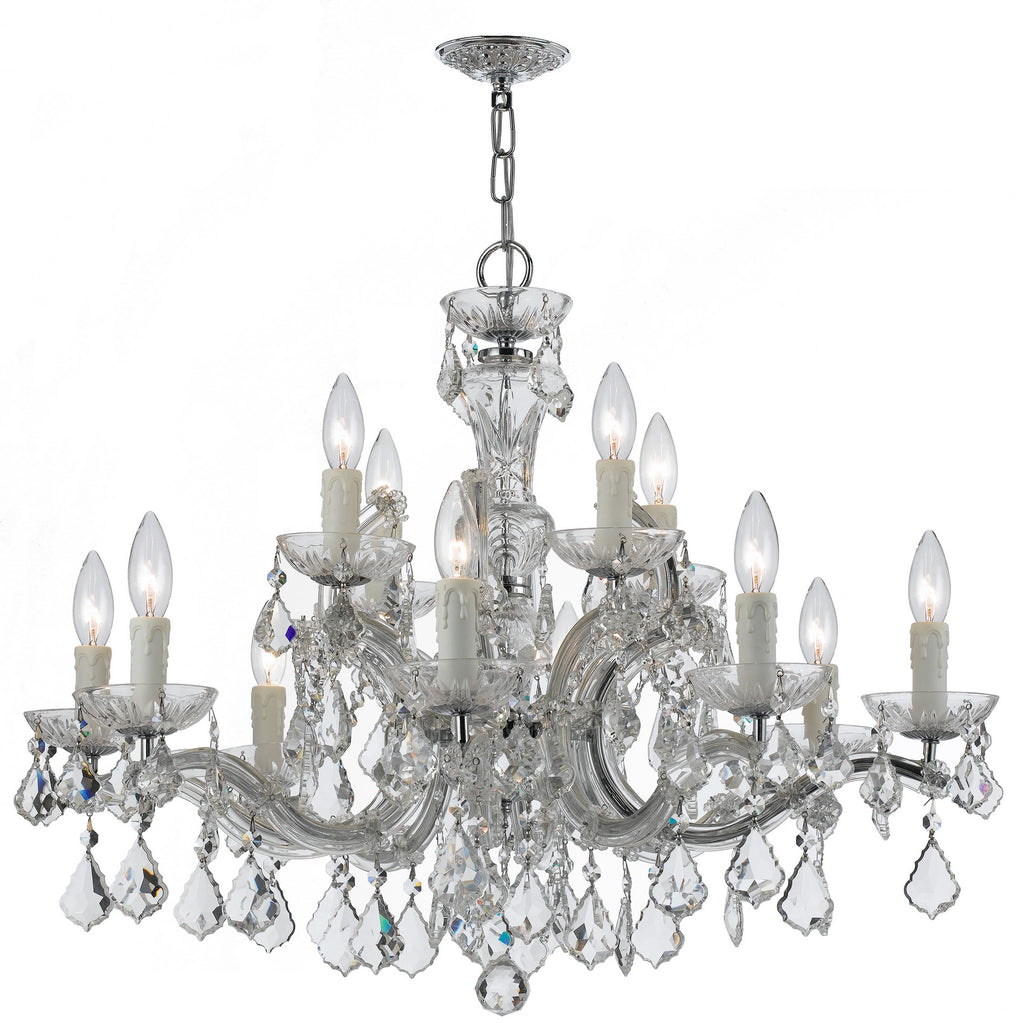 Buy the Maria Theresa 12 Light Chandelier in Polished Chrome by Crystorama ( SKU# 4379-CH-CL-MWP )