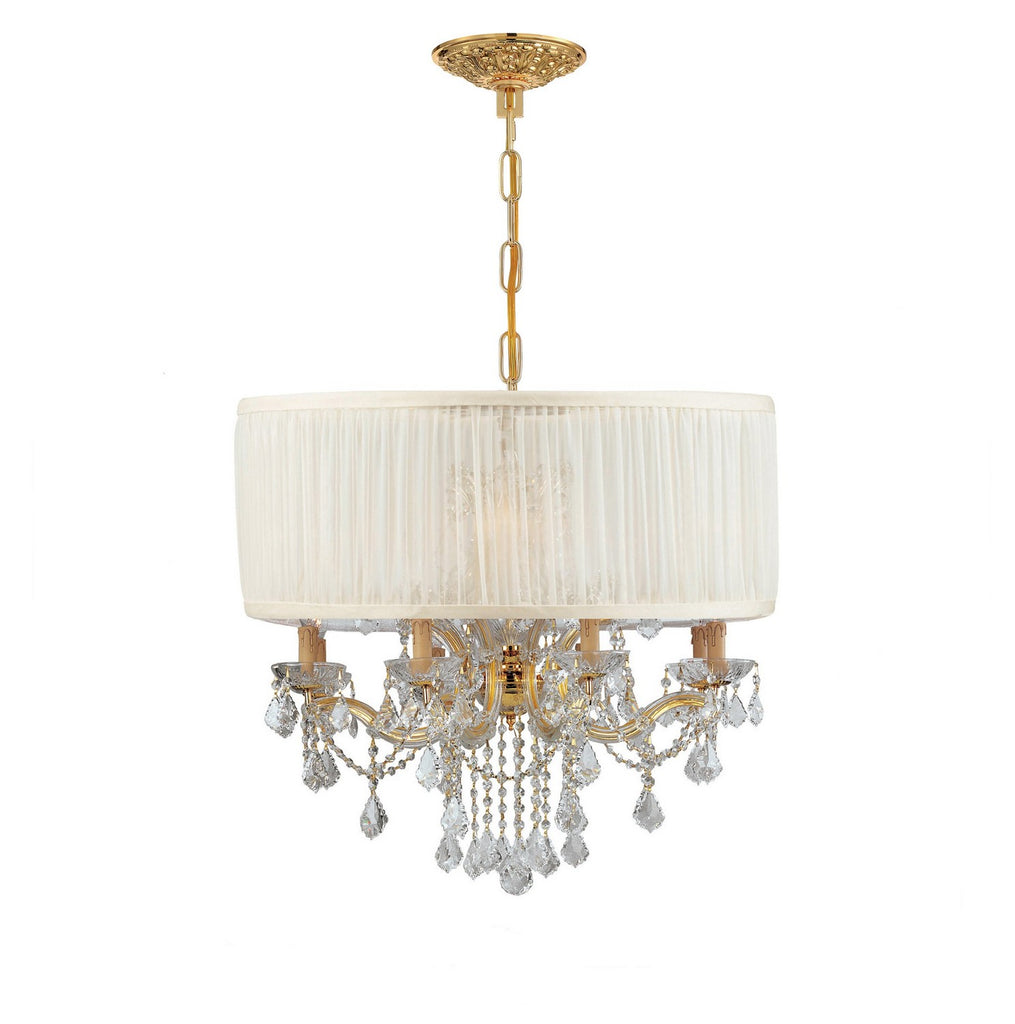 Buy the Brentwood 12 Light Chandelier in Gold by Crystorama ( SKU# 4489-GD-SAW-CLM )