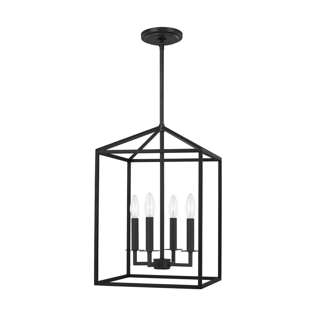 Buy the Perryton Four Light Hall / Foyer in Midnight Black by Generation Lighting. ( SKU# 5215004-112 )