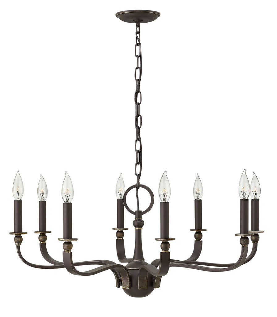 Buy the Rutherford LED Chandelier in Oil Rubbed Bronze by Hinkley ( SKU# 3598OZ )