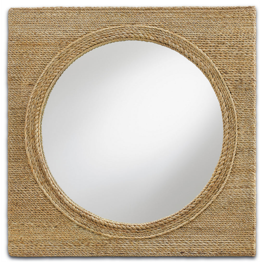 Buy the Tisbury Mirror in Natural/Mirror by Currey and Company ( SKU# 1000-0004 )