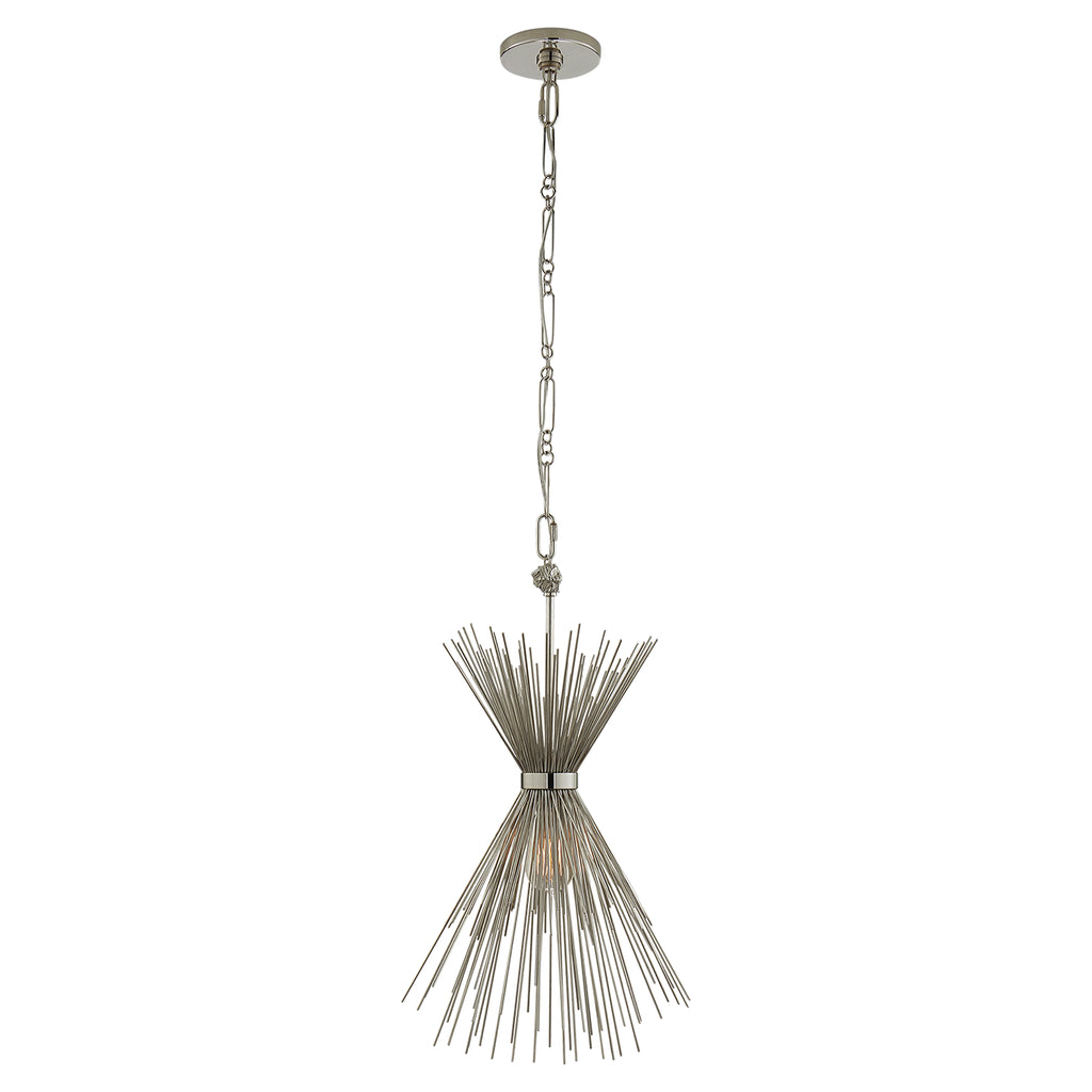 Buy the Strada One Light Chandelier in Polished Nickel by Visual Comfort Signature ( SKU# KW 5077PN )
