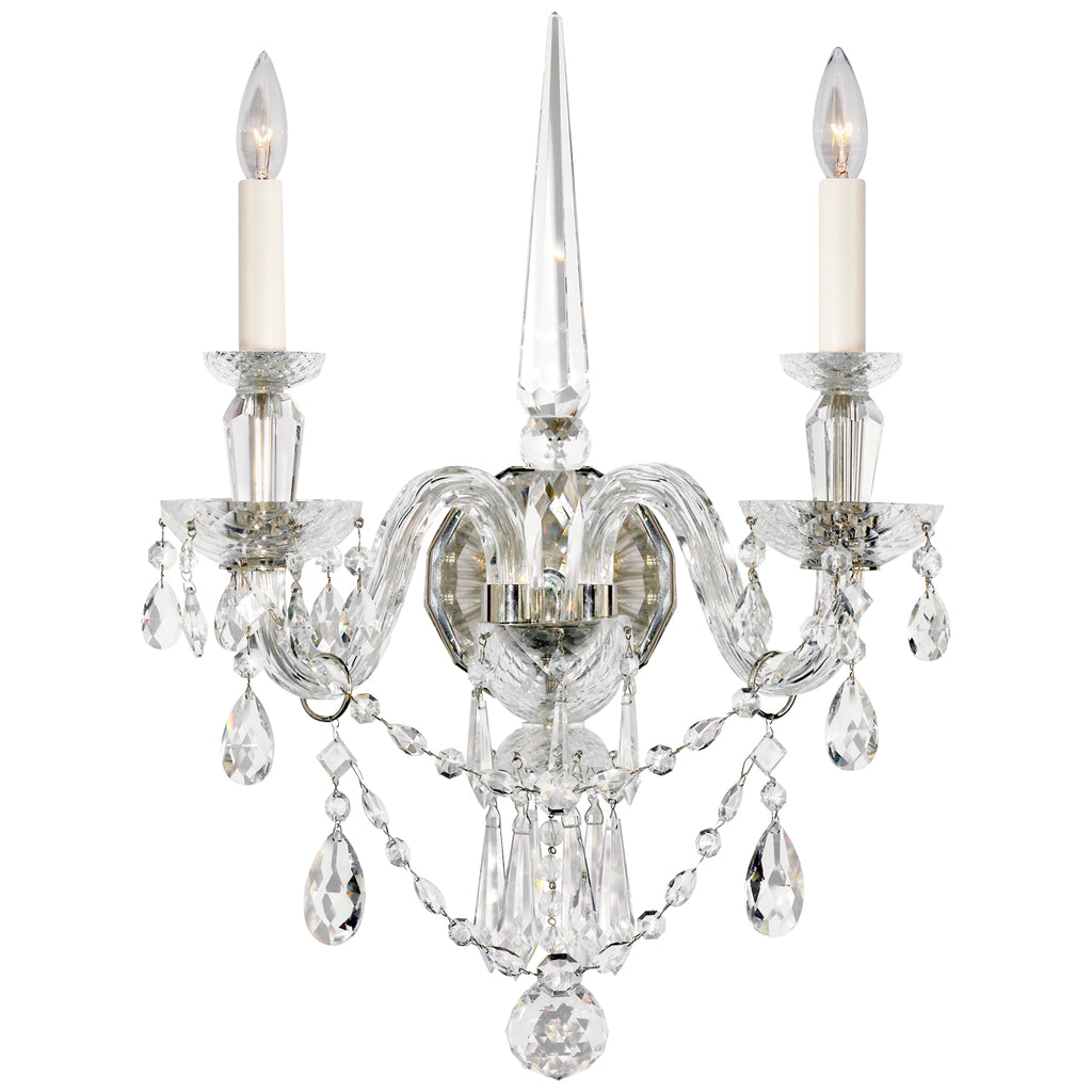 Buy the Daniela Two Light Wall Sconce in Crystal by Ralph Lauren ( SKU# RL 2005CG )