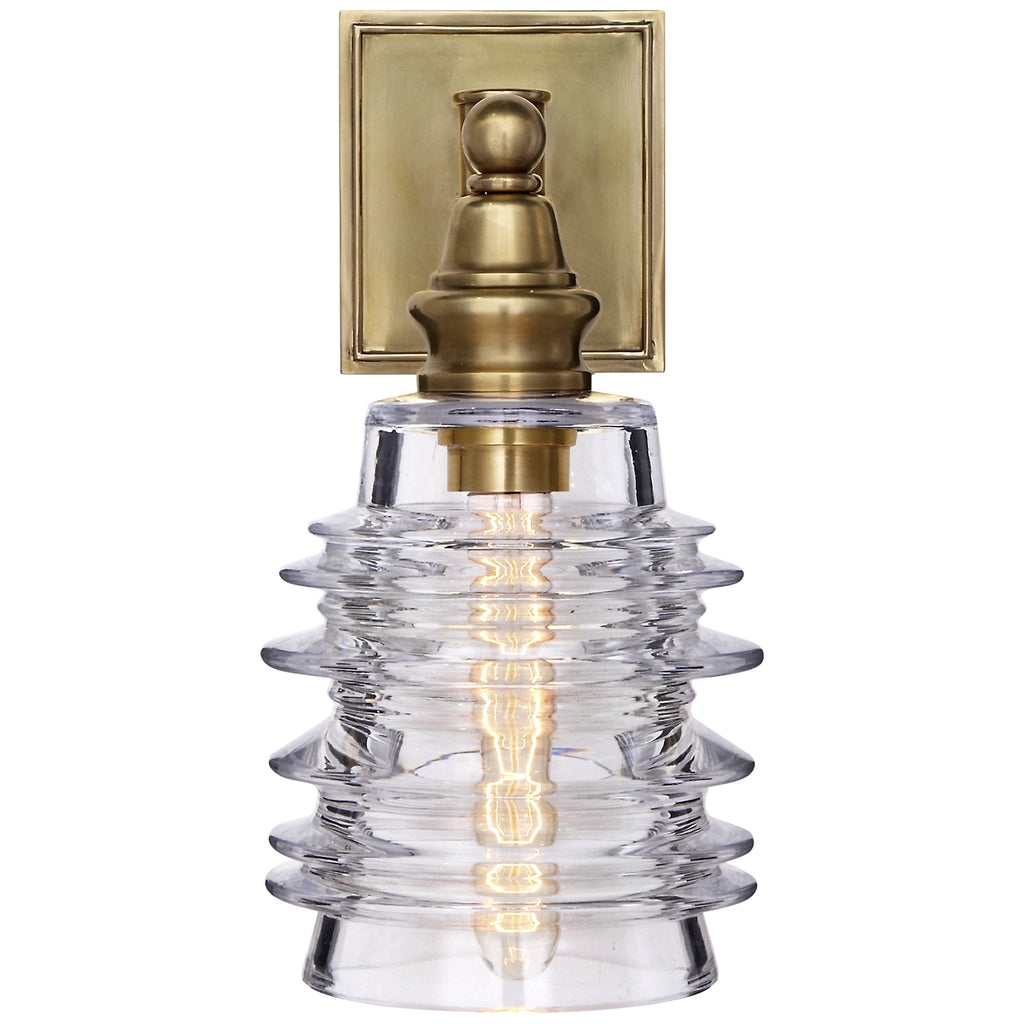 Buy the Covington One Light Wall Sconce in Antique-Burnished Brass by Visual Comfort Signature ( SKU# CHD 2472AB-CG )