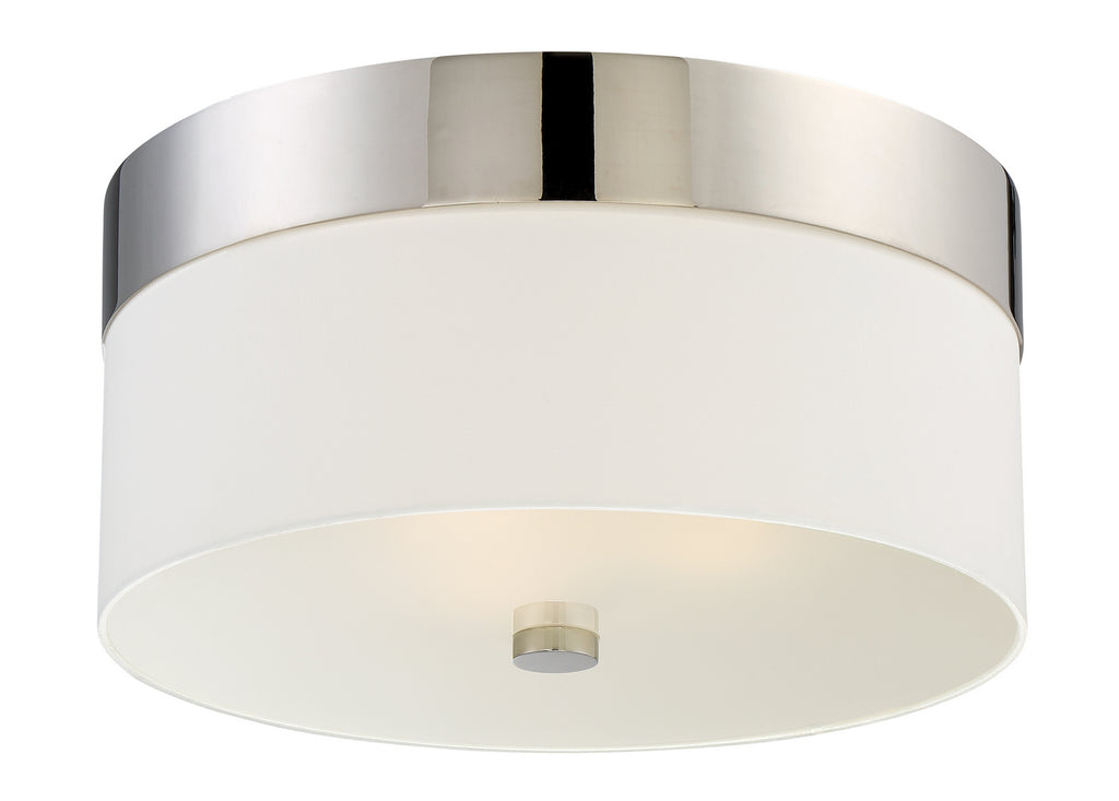 Buy the Grayson Three Light Ceiling Mount in Polished Nickel by Crystorama ( SKU# 293-PN )