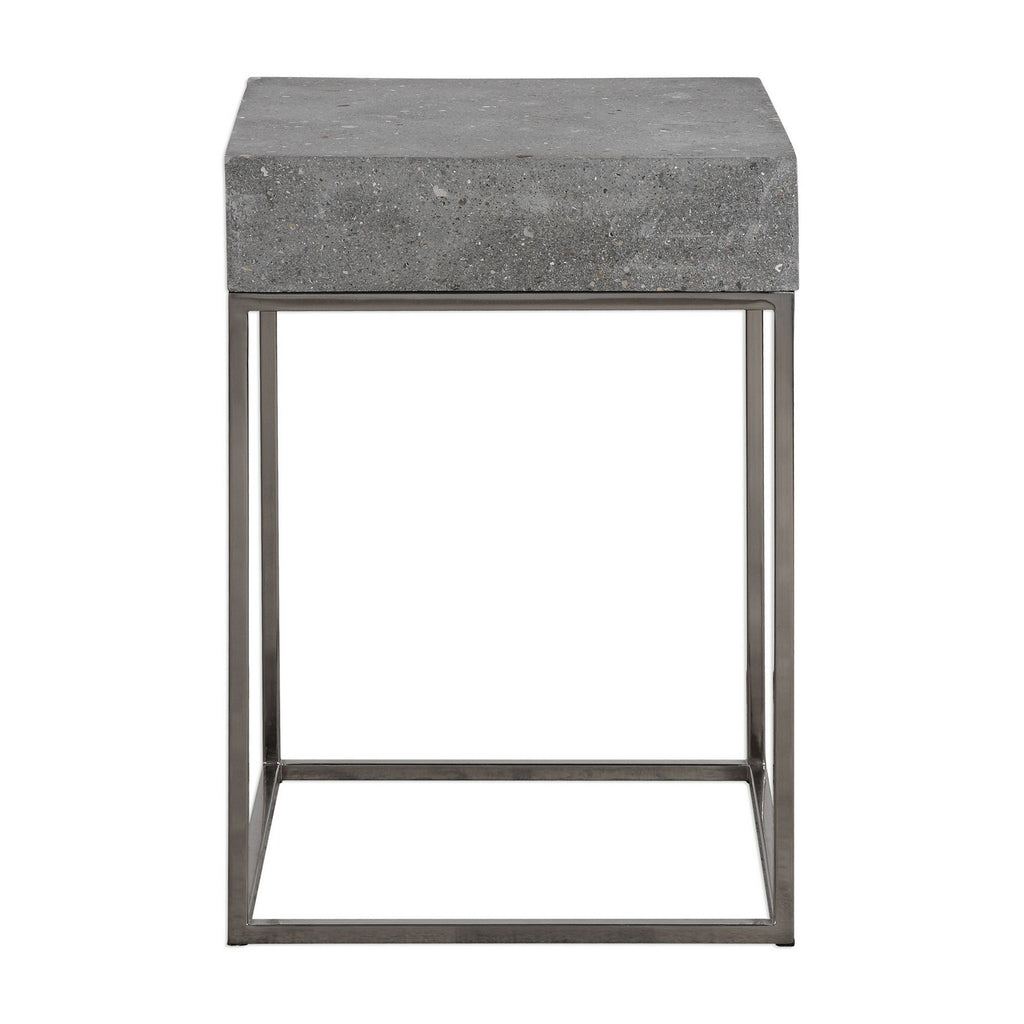Jude Accent Table in Stainless Steel by Uttermost ( SKU# 24735 )