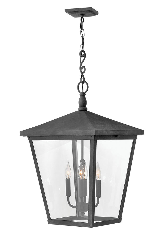 Buy the Trellis LED Hanging Lantern in Aged Zinc by Hinkley ( SKU# 1428DZ )