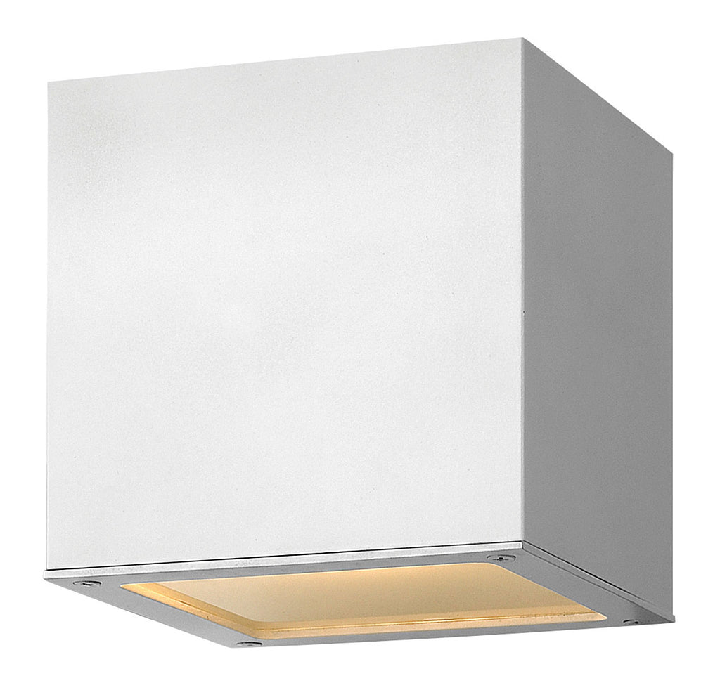 Buy the Kube LED Wall Mount in Satin White by Hinkley ( SKU# 1769SW )