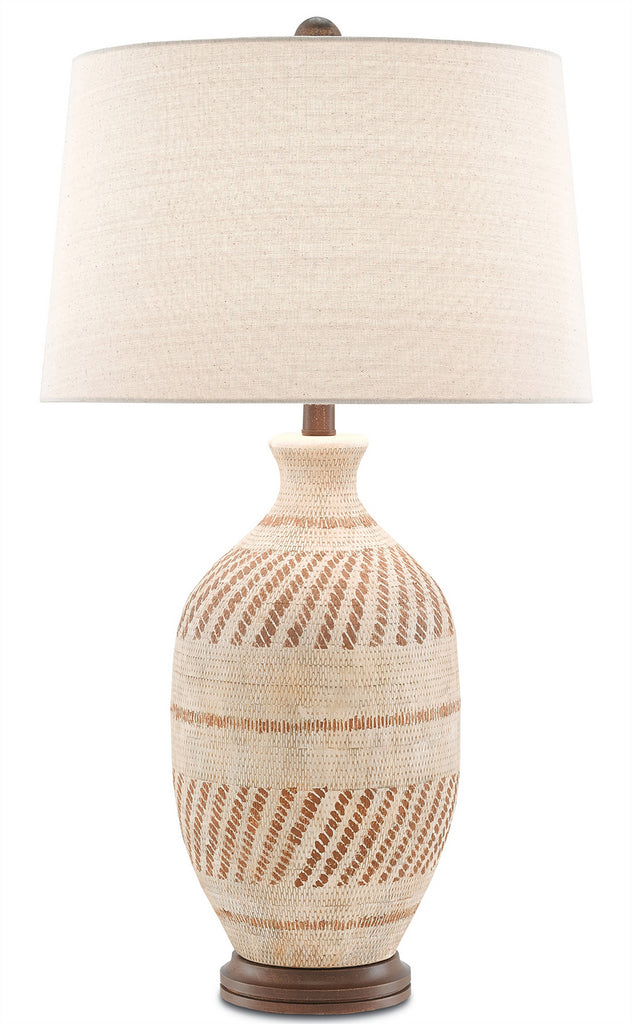 Buy the Faiyum One Light Table Lamp in Tan/Brown/Hand Rubbed Bronze by Currey and Company ( SKU# 6000-0088 )