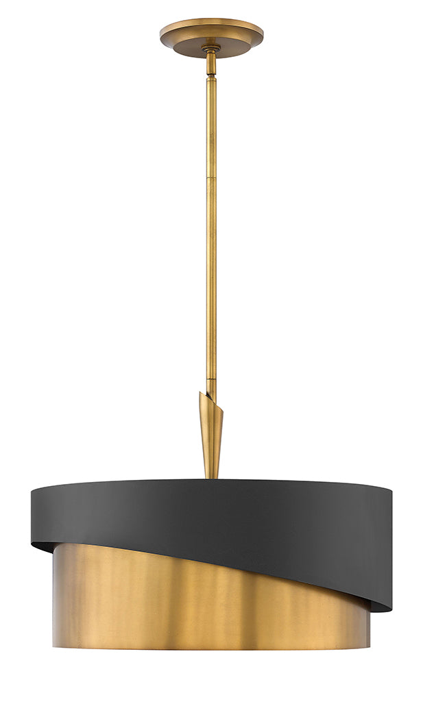Buy the Gigi LED Foyer Pendant in Heritage Brass by Fredrick Ramond ( SKU# FR34314HBR )