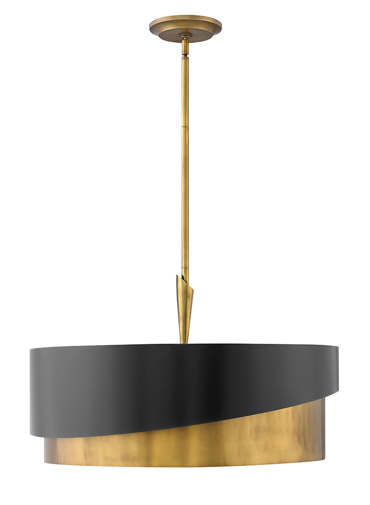 Buy the Gigi LED Chandelier in Heritage Brass by Fredrick Ramond ( SKU# FR34315HBR )
