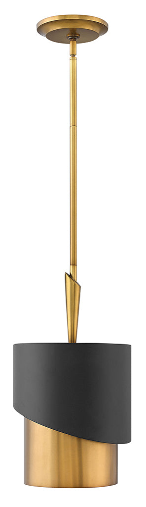 Buy the Gigi LED Pendant in Heritage Brass by Fredrick Ramond ( SKU# FR34317HBR )