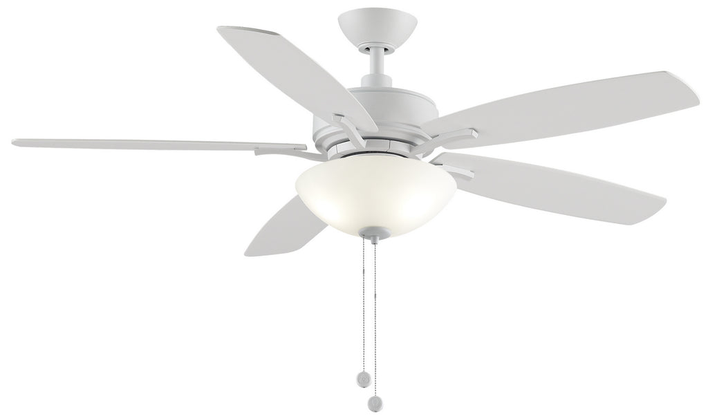 Buy the Aire Deluxe 52``Ceiling Fan in Matte White by Fanimation ( SKU# FP6285BMW )