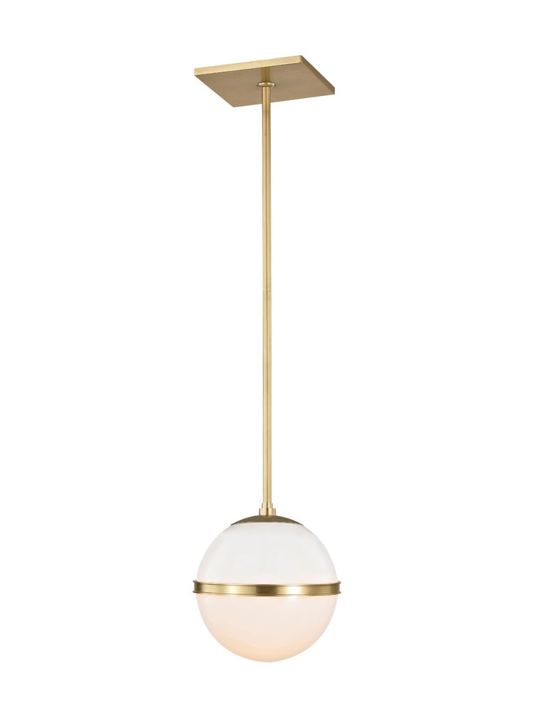 Buy the Truax One Light Chandelier in Aged Brass by Crystorama ( SKU# 2107-AG )
