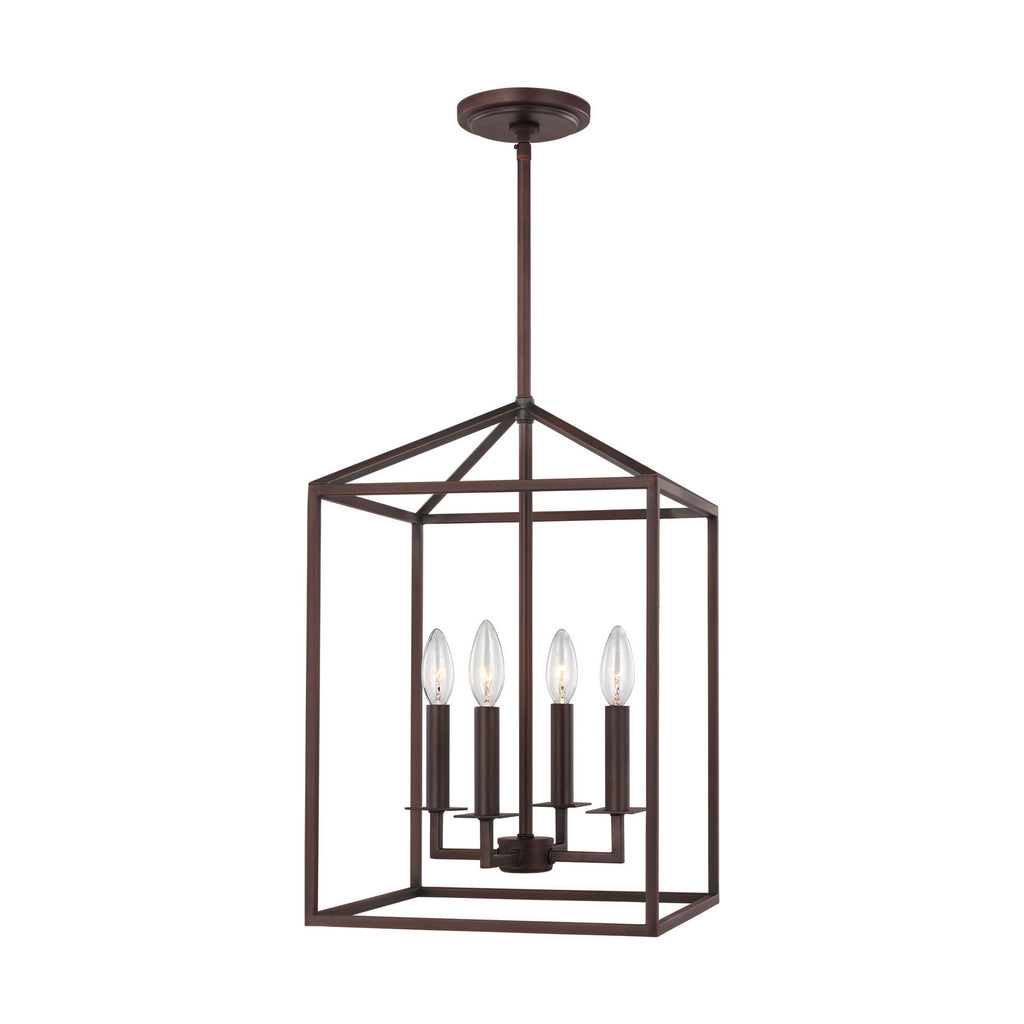 Buy the Perryton Four Light Hall / Foyer in Bronze by Generation Lighting. ( SKU# 5215004-710 )
