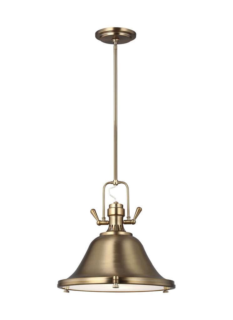 Buy the Stone Street One Light Pendant in Satin Brass by Generation Lighting. ( SKU# 6514401EN3-848 )