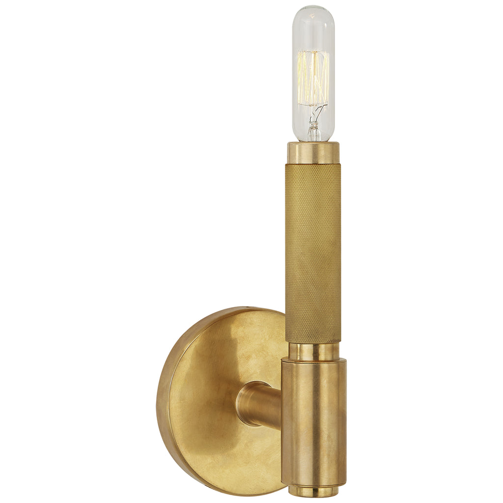 Buy the Barrett One Light Wall Sconce in Natural Brass by Ralph Lauren ( SKU# RL 2220NB )