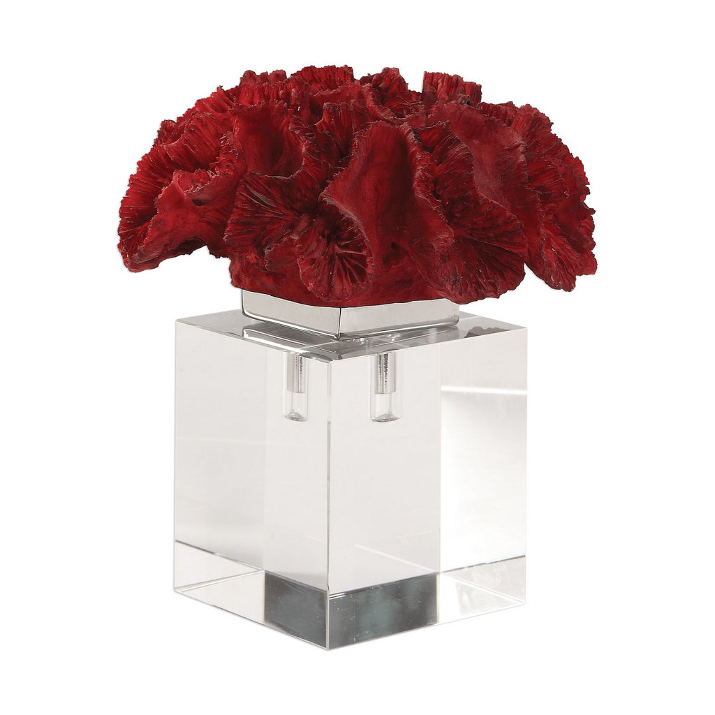 Red Coral Cluster Cluster in Red Coral by Uttermost ( SKU# 18601 )
