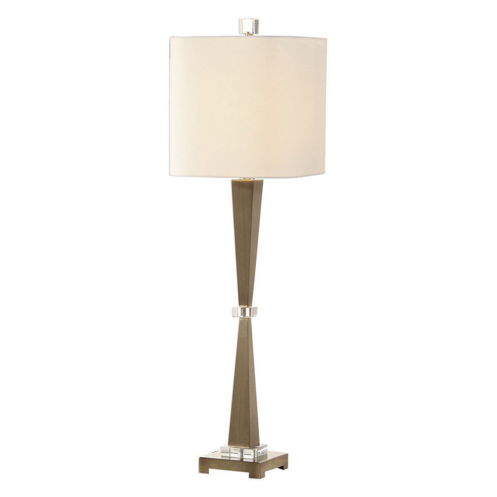 Niccolai One Light Table Lamp in Brushed Nickel by Uttermost ( SKU# 29618-1 )