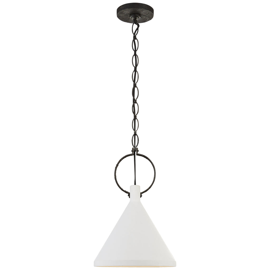 Buy the Limoges One Light Pendant in Natural Rusted Iron by Visual Comfort Signature ( SKU# SK 5362NR-PW )