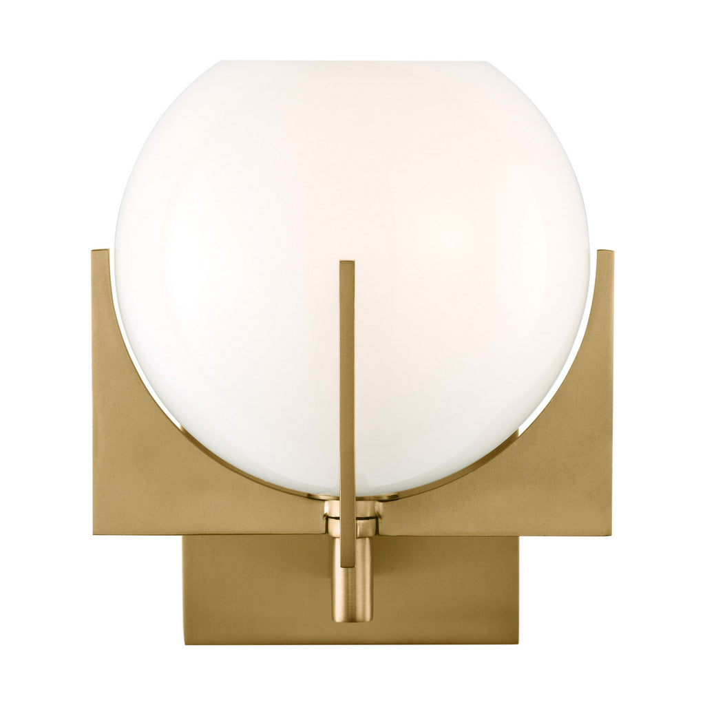 Buy the Abbott One Light Wall Sconce in Burnished Brass by Generation Lighting. ( SKU# VS2461BBS )
