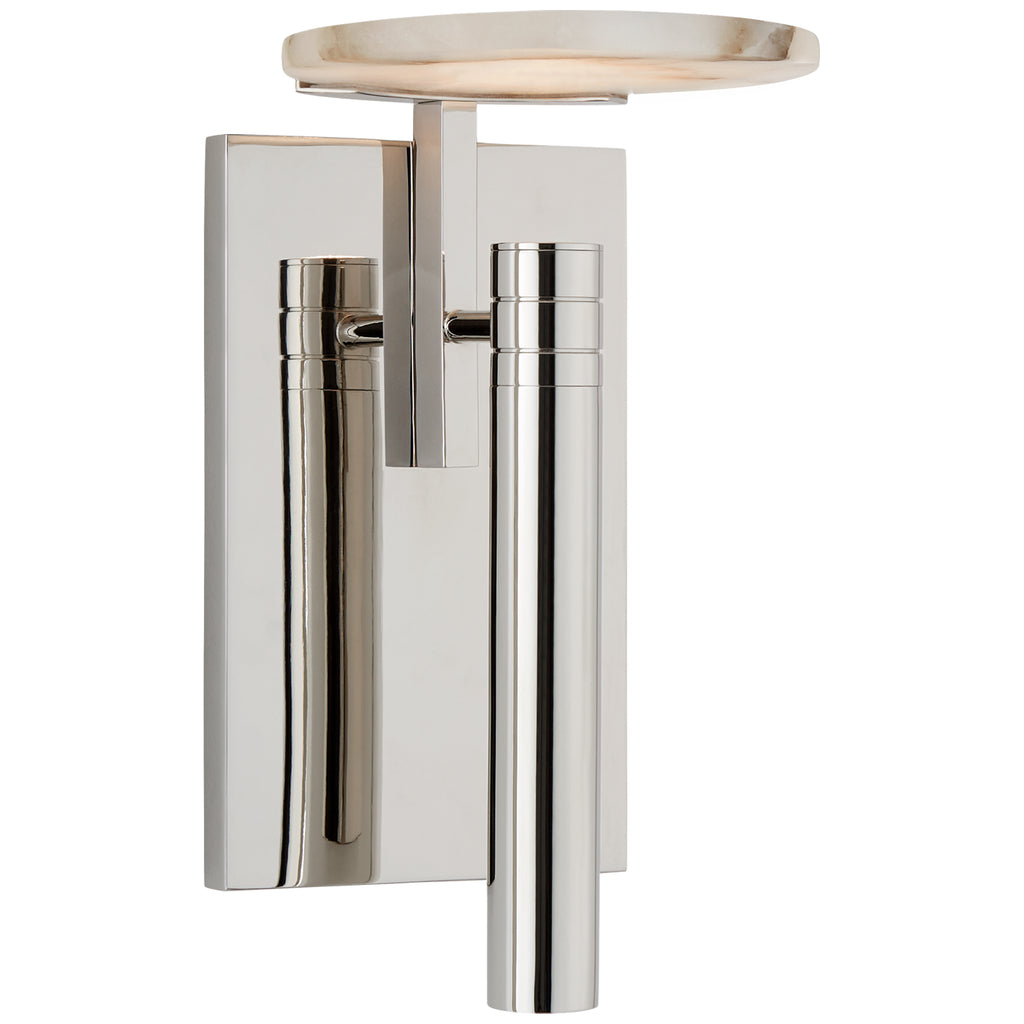 Buy the Melange LED Wall Sconce in Polished Nickel by Visual Comfort Signature ( SKU# KW 2610PN-ALB )
