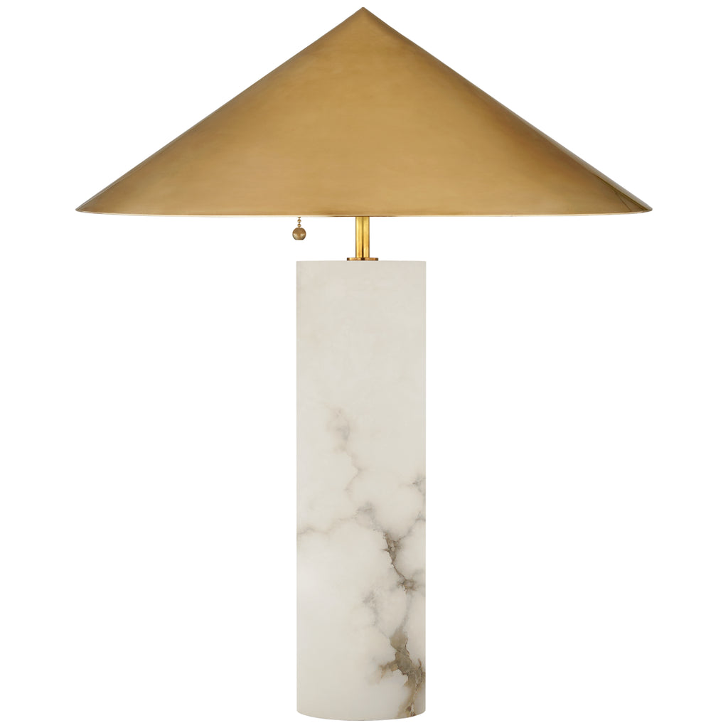 Buy the Minimalist Three Light Table Lamp in Alabaster by Visual Comfort Signature ( SKU# KW 3047ALB-AB )