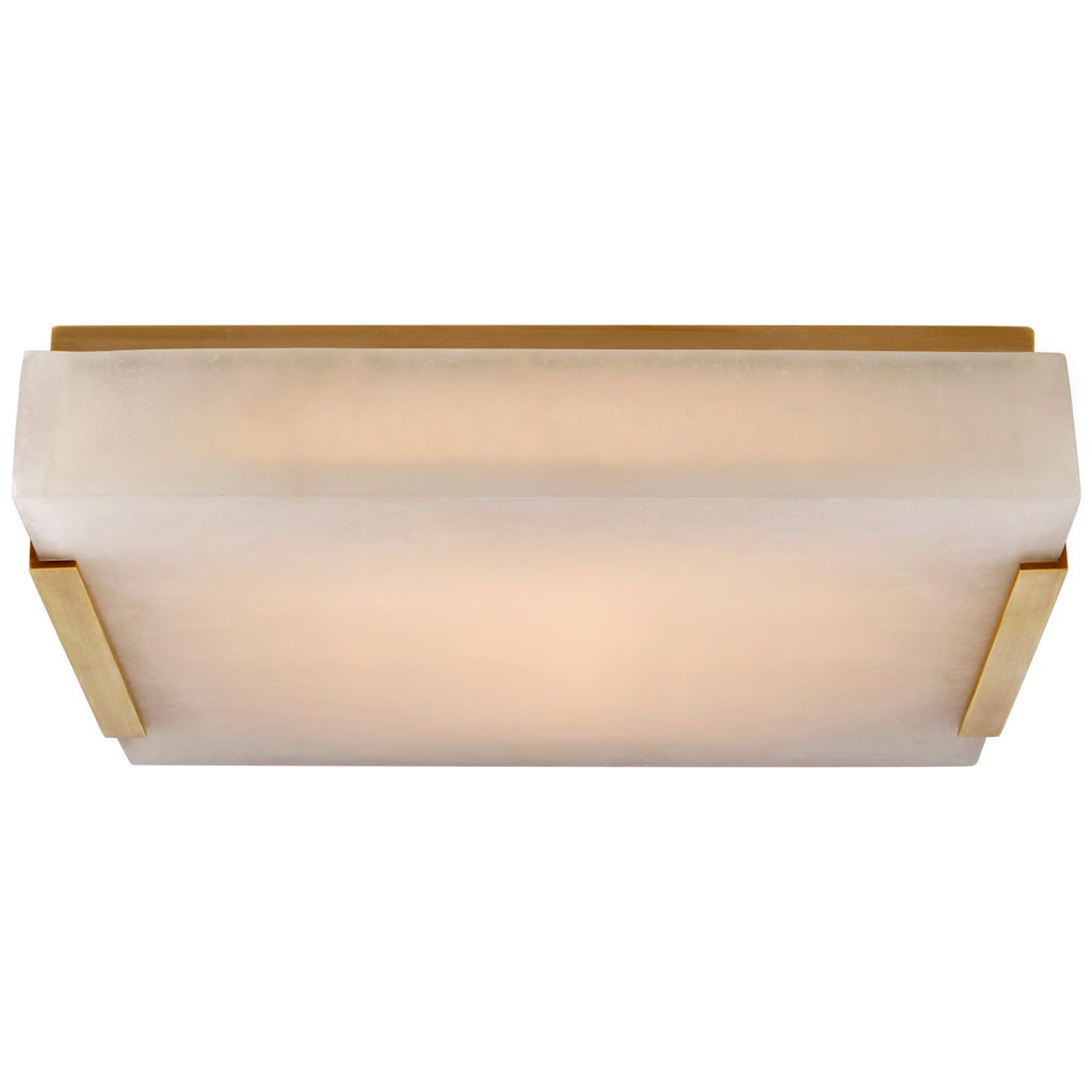 Buy the Covet LED Flush Mount in Antique-Burnished Brass by Visual Comfort Signature ( SKU# KW 4113AB-ALB )