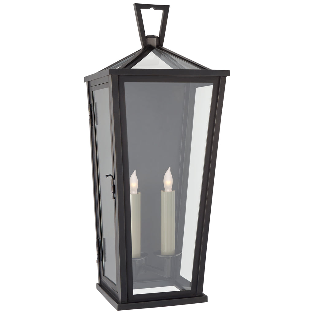 Buy the Darlana Outdoor Two Light Wall Lantern in Bronze by Visual Comfort Signature ( SKU# CHO 2791BZ-CG )