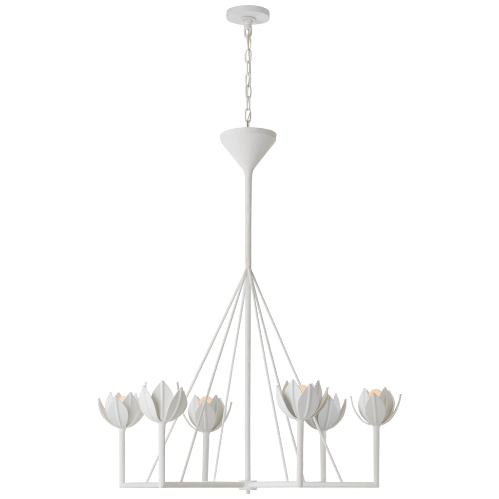 Buy the Alberto Six Light Chandelier in Plaster White by Visual Comfort Signature ( SKU# JN 5004PW )
