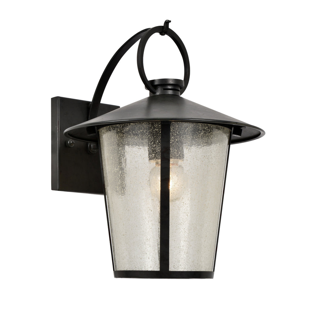 Buy the Andover One Light Outdoor Wall Mount in Matte Black by Crystorama ( SKU# AND-9201-SD-MK )