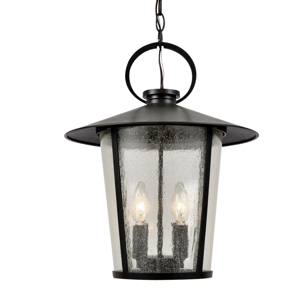 Buy the Andover Four Light Outdoor Chandelier in Matte Black by Crystorama ( SKU# AND-9204-SD-MK )