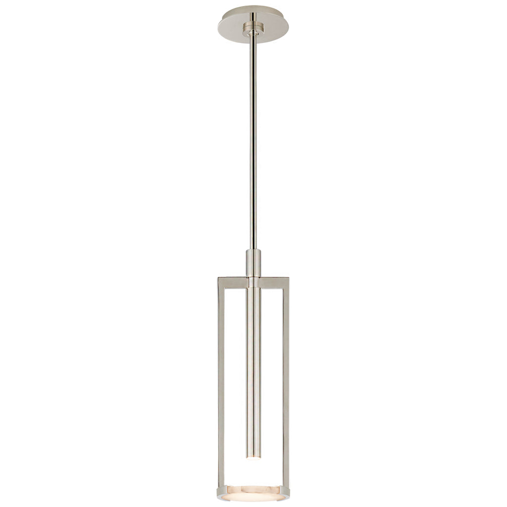 Buy the Melange LED Pendant in Polished Nickel by Visual Comfort Signature ( SKU# KW 5610PN-ALB )