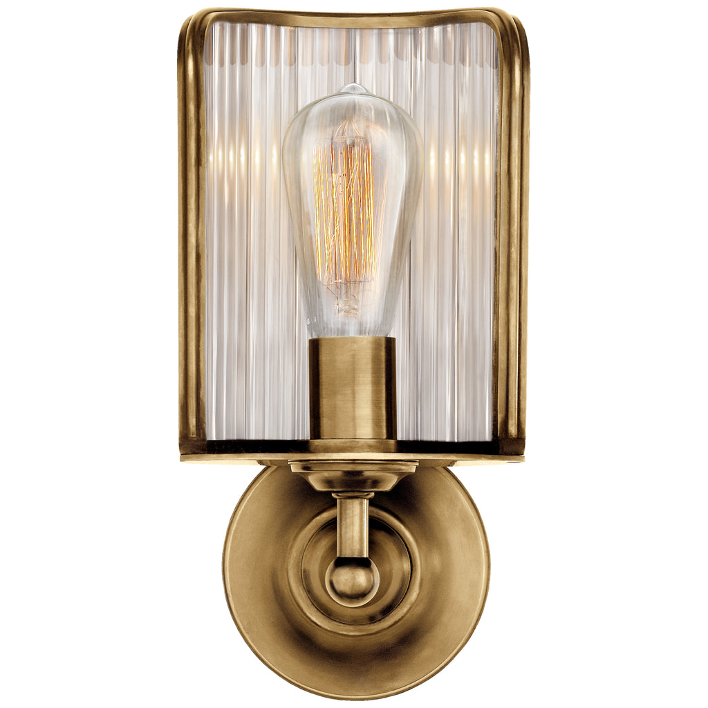 Buy the Rivington One Light Wall Sconce in Natural Brass by Ralph Lauren ( SKU# RL 2066NB )