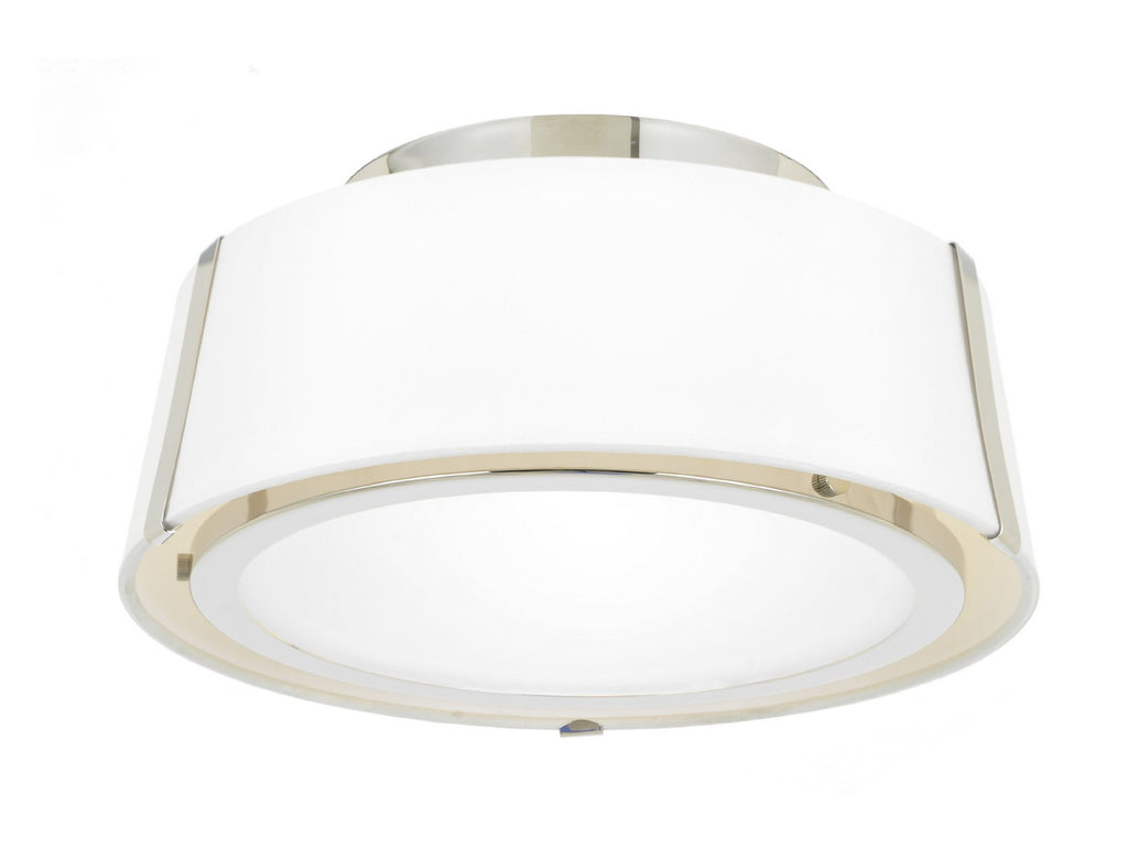 Buy the Fulton Two Light Ceiling Mount in Polished Nickel by Crystorama ( SKU# FUL-903-PN )