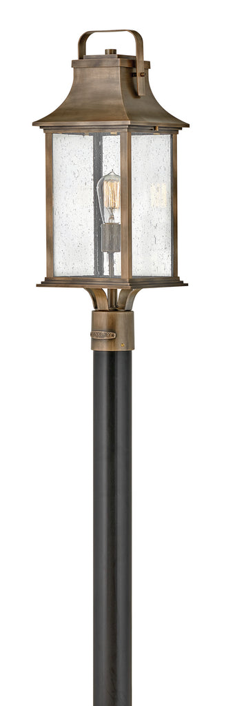 Buy the Grant LED Outdoor Lantern in Burnished Bronze by Hinkley ( SKU# 2391BU )