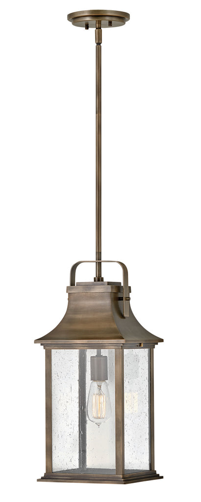 Buy the Grant LED Outdoor Lantern in Burnished Bronze by Hinkley ( SKU# 2392BU )