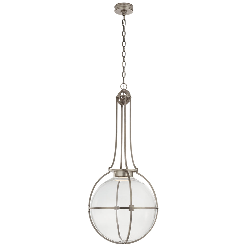 Buy the Gracie LED Pendant in Antique Nickel by Visual Comfort Signature ( SKU# CHC 5479AN-CG )
