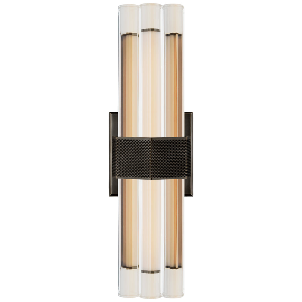 Buy the Fascio LED Wall Sconce in Bronze by Visual Comfort Signature ( SKU# LR 2905BZ-CG )