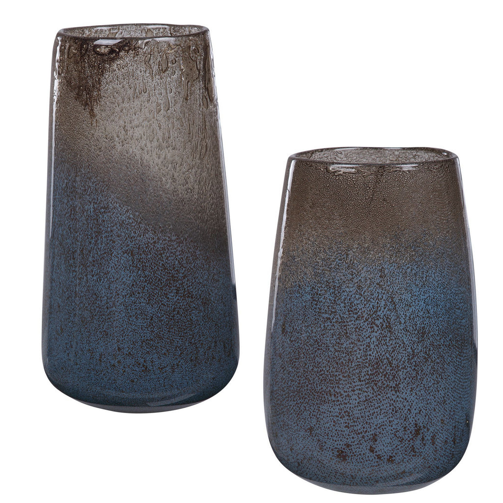 Ione Vases, S/2 in Light Blue by Uttermost ( SKU# 17762 )
