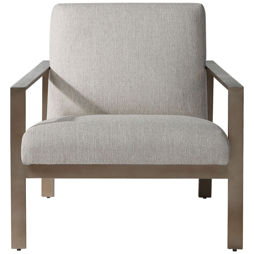 Wills Accent Chair in Antique Brushed Brass by Uttermost ( SKU# 23525 )
